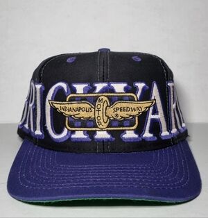Vintage 90s Brickyard Indianapolis Motor Speedway Racing Hat Cap Snapback 🔥